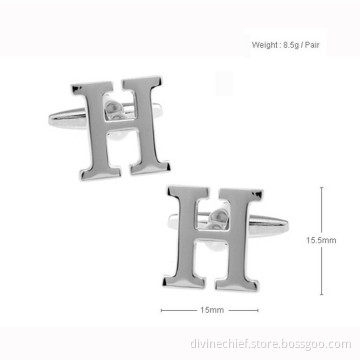 Top Quality Polishing Metal Brass Cufflinks Wholesale Mens Cufflinks For Shirt
